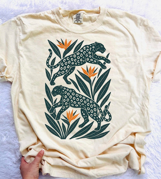 Leaping Leopard Tee