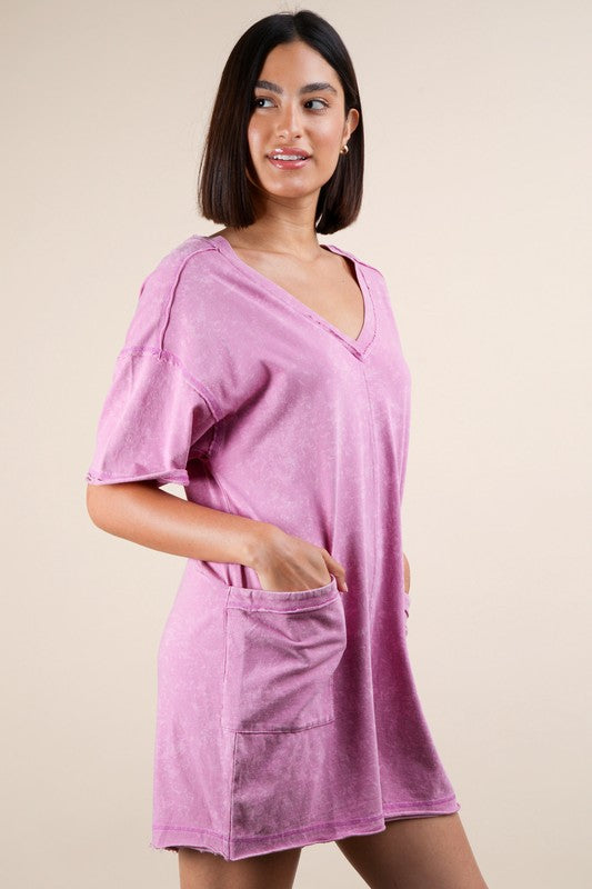Lilac Knit Romper
