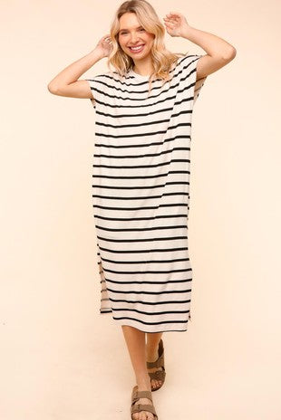 Striped Midi Dress