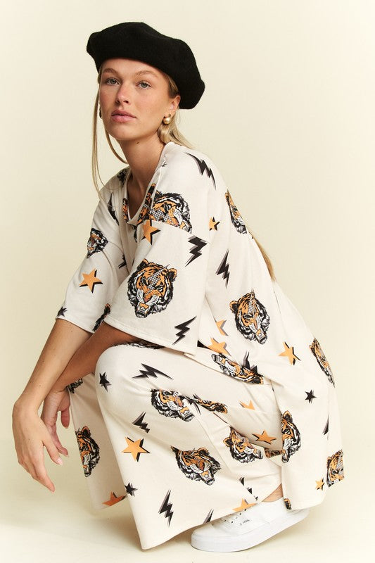 Eye Of The Tiger Lounge Set