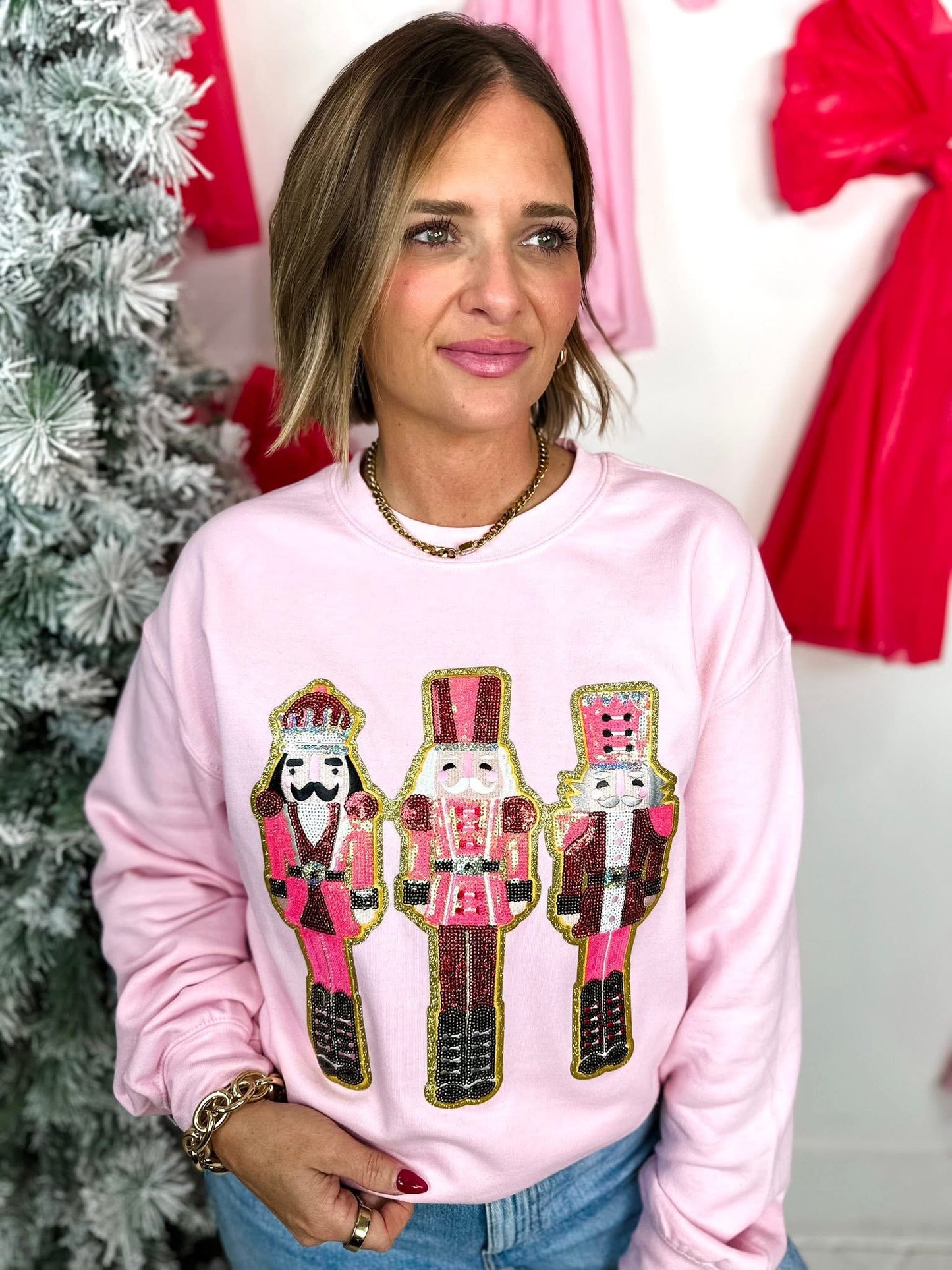 Sequin Nutcracker Sweatshirt