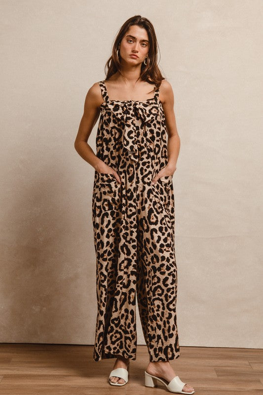Bow Leopard Jumper