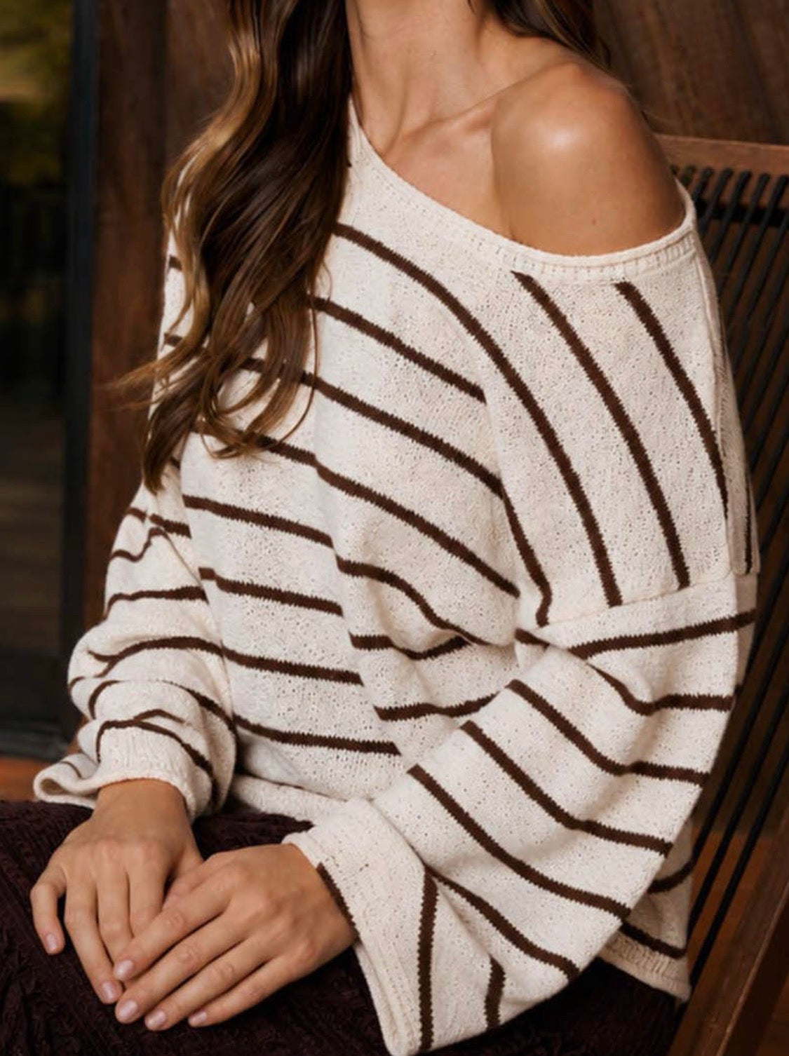 Effortless Edge Slouchy Sweater