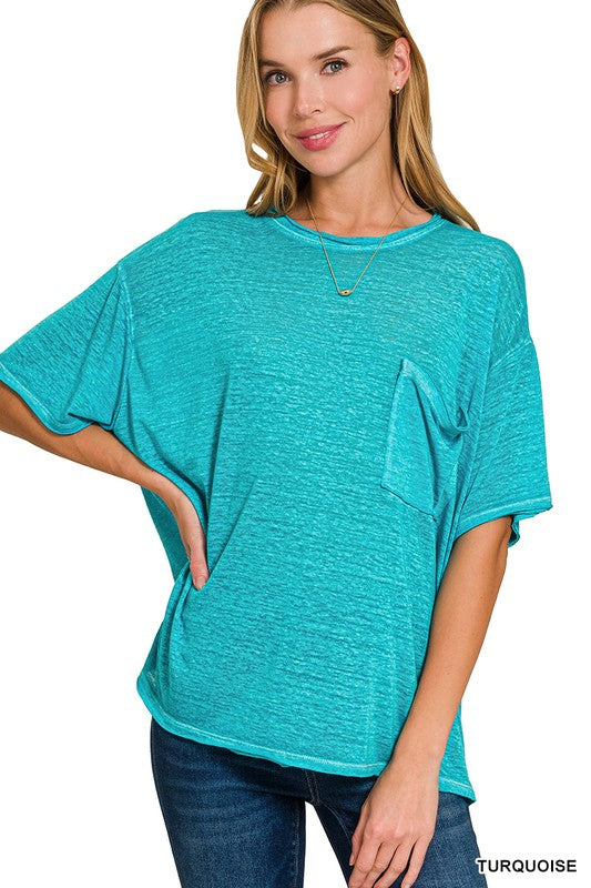 Burnout Raw Edge Tee