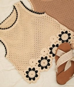 Floral Crochet Top
