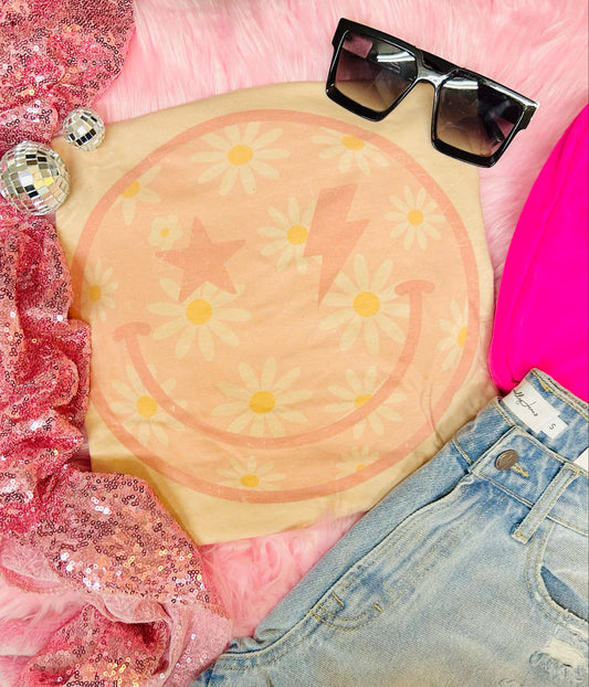 Daisy Smiley Tee