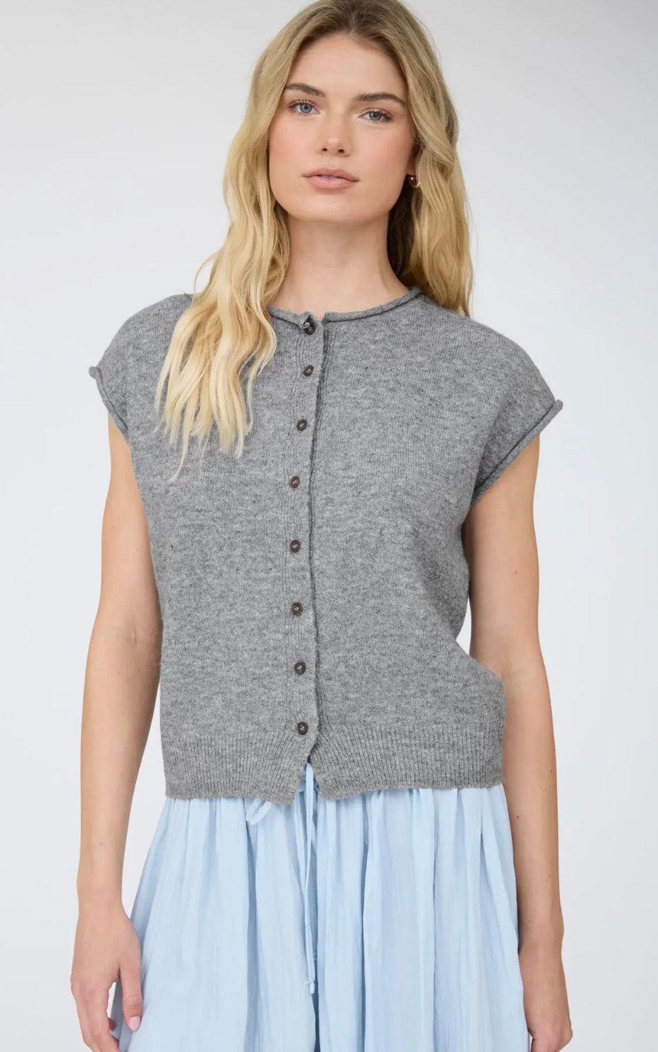 Audrey Heather Knit Vest