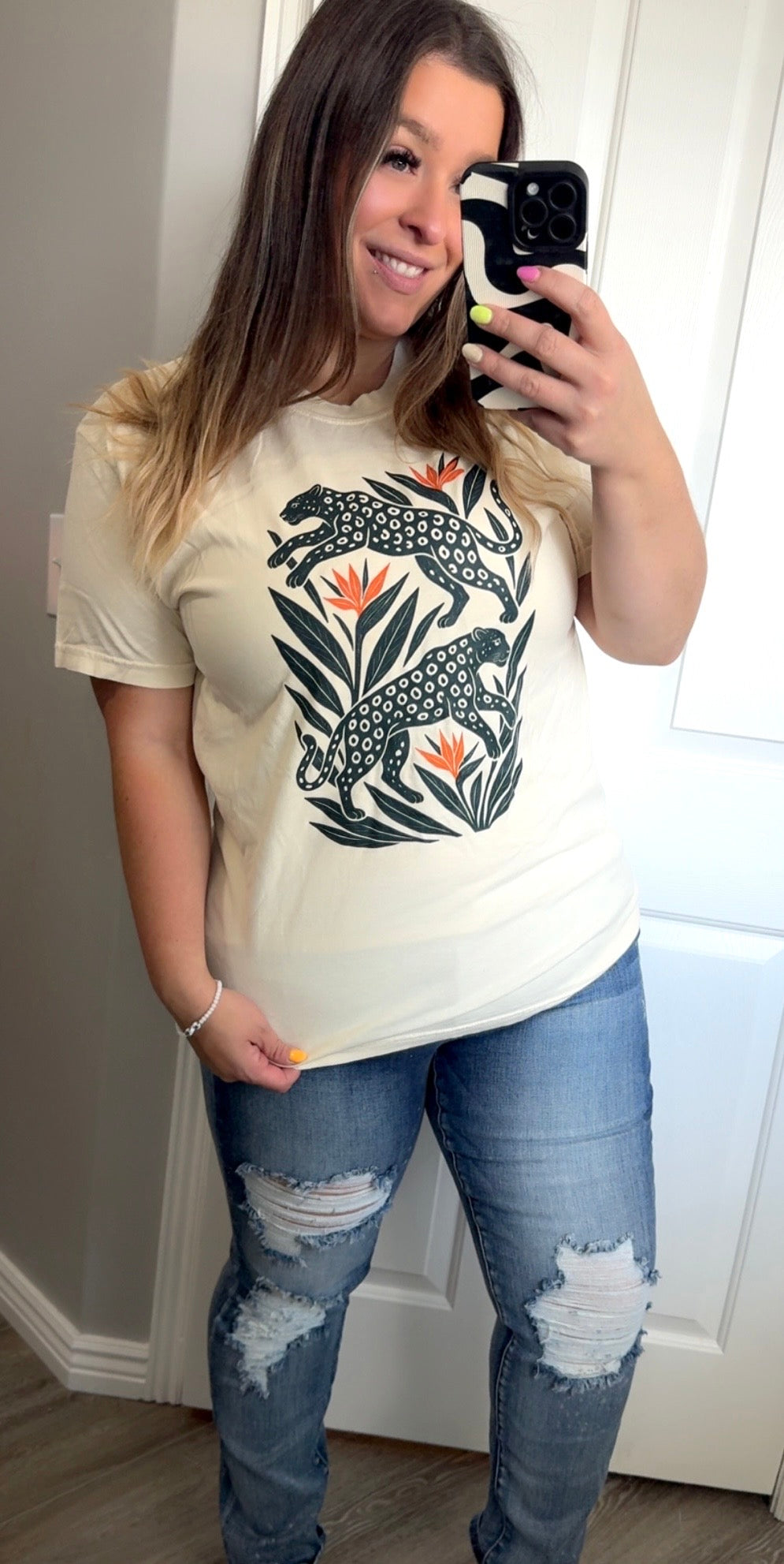 Leaping Leopard Tee