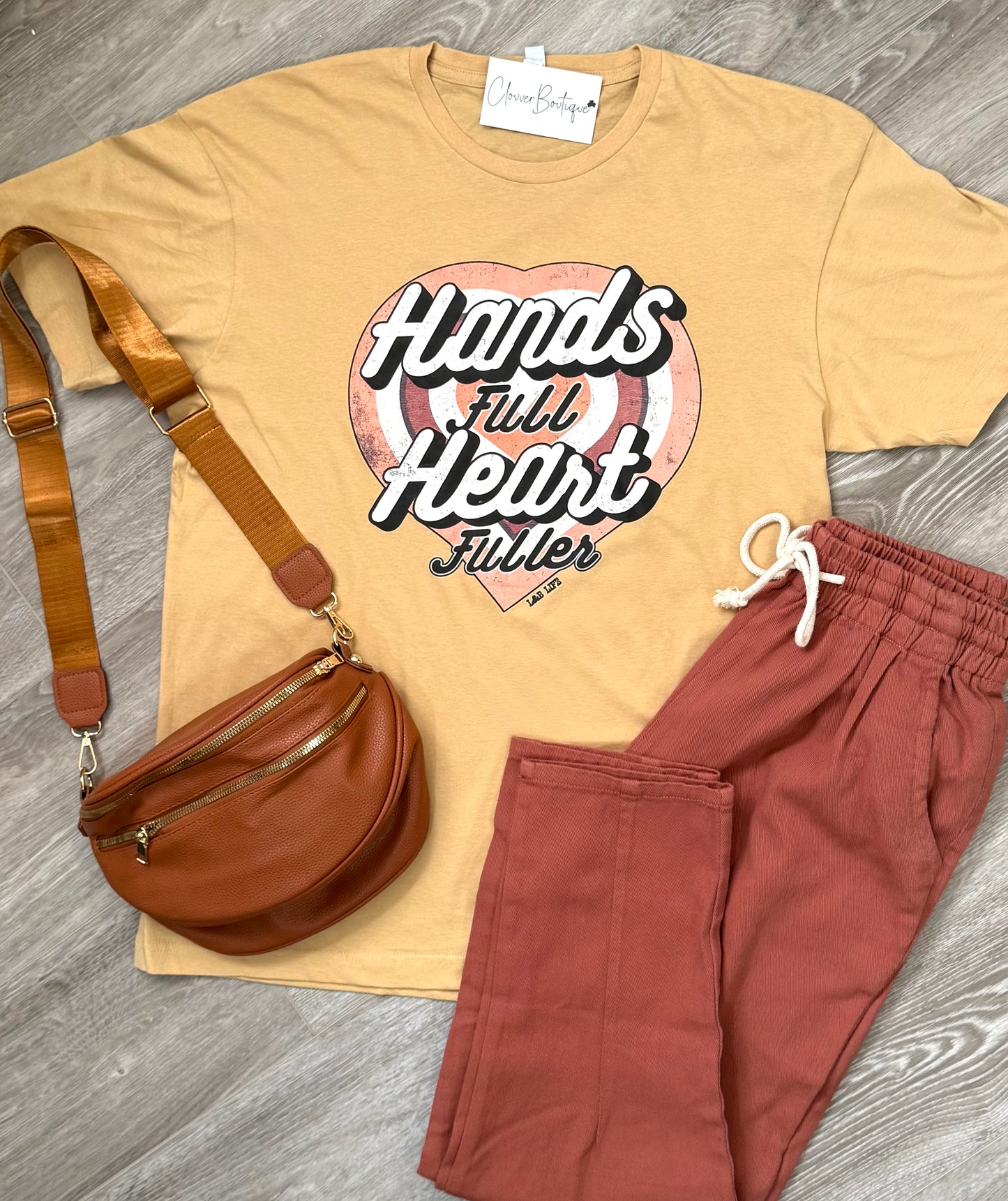 Rust Pleated Pants