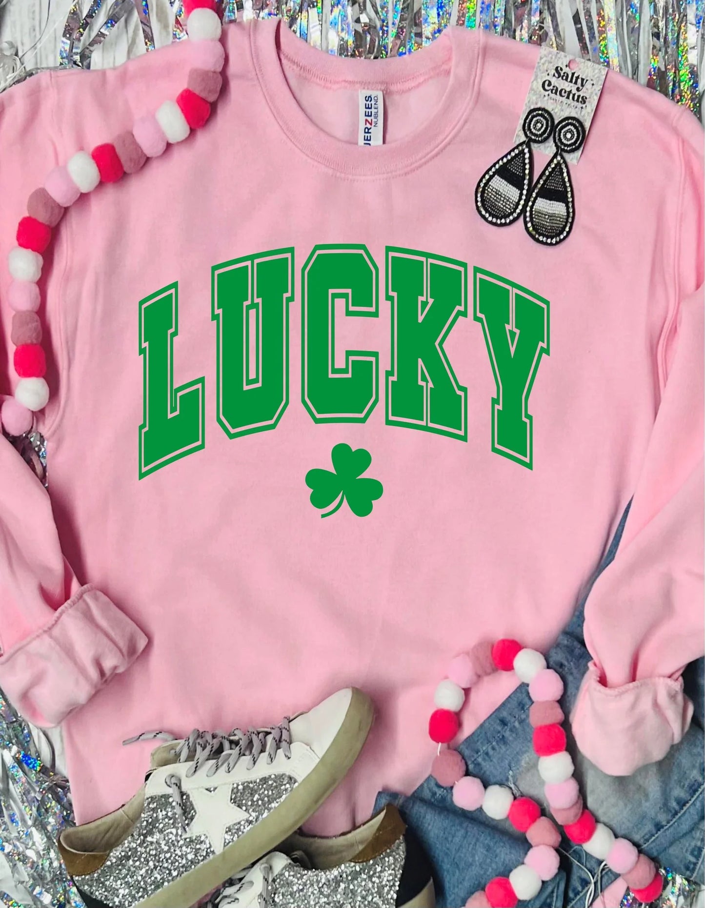 Pink Lucky Sweatshirt