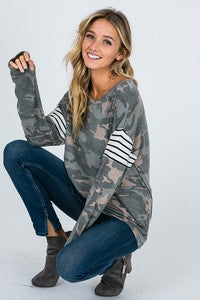 Long Sleeve Camo Tee