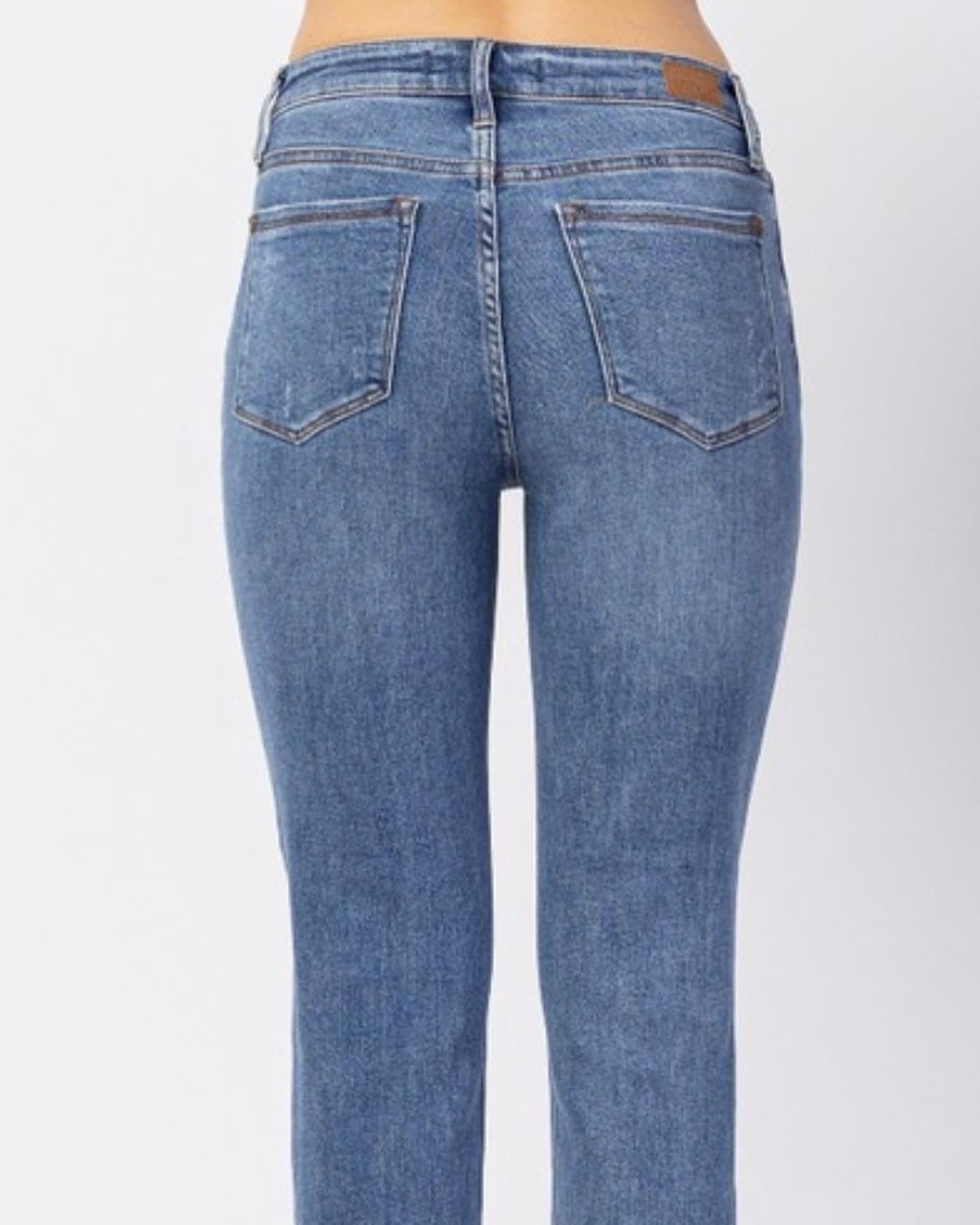 Sunflower Embroidered Judy Blue Jeans