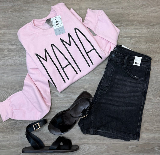 Bubblegum Pink Mama Pullover