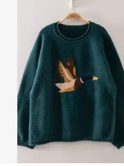 Mallard In Flight Sweater