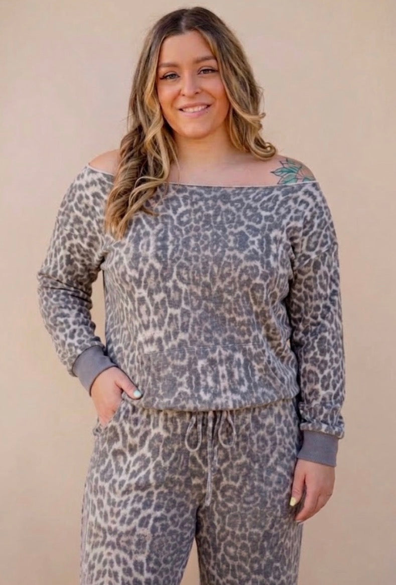 The Wild Side Off Shoulder Set