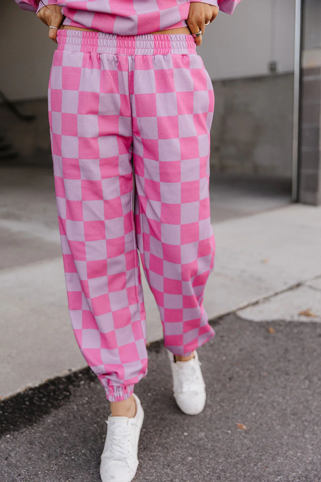 Ampersand Avenue Rosy Daydream University Joggers