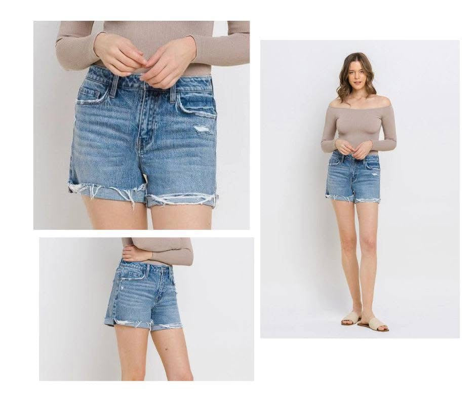 Vervet Medium Wash Shorts