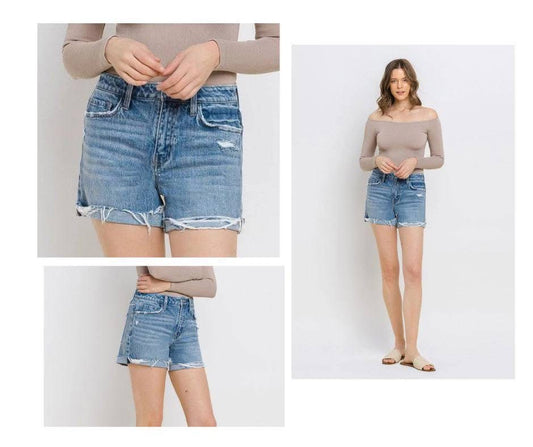 Vervet Medium Wash Shorts