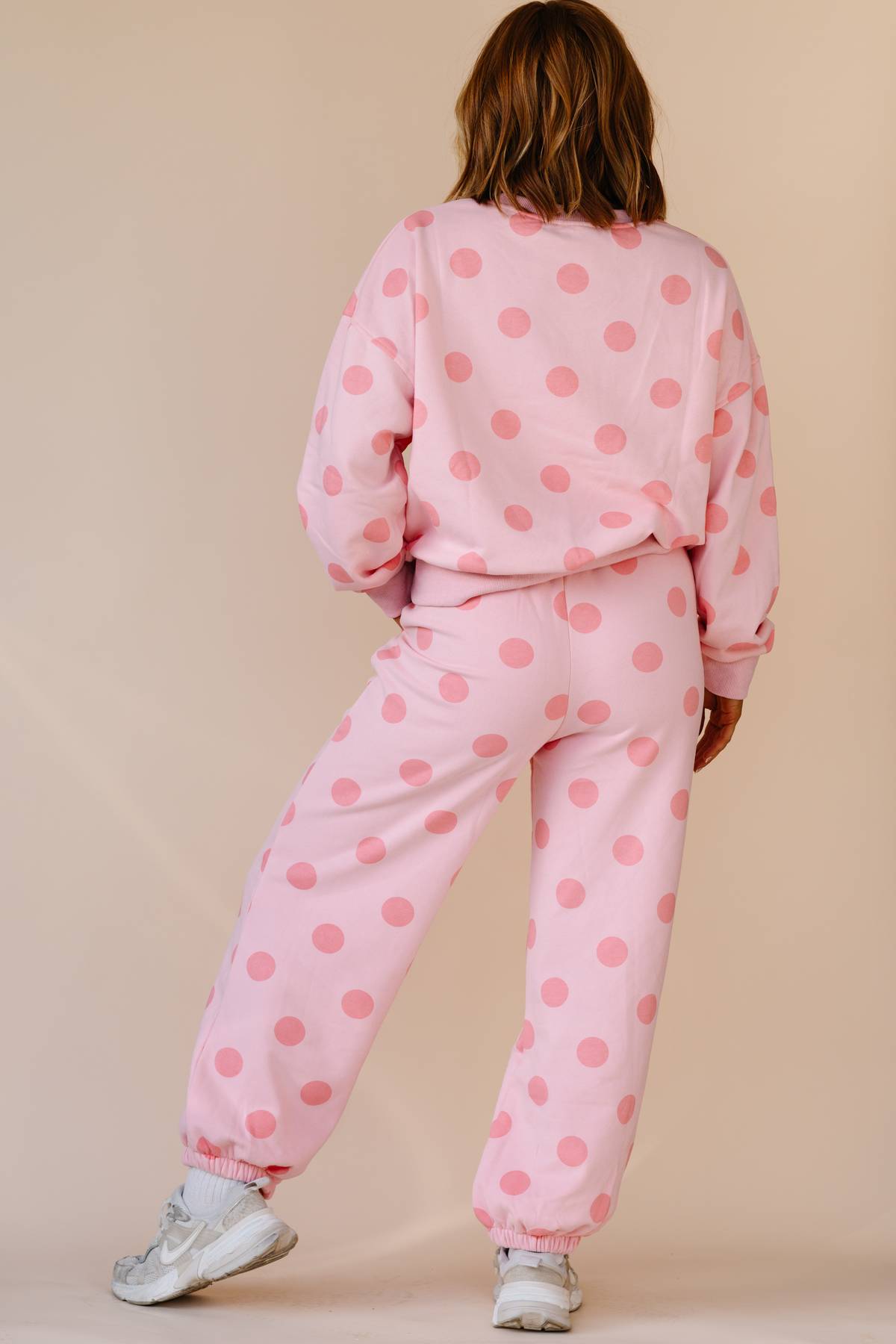 Pink Polka Dot Pullover