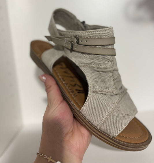 Grey Blowfish Sandals