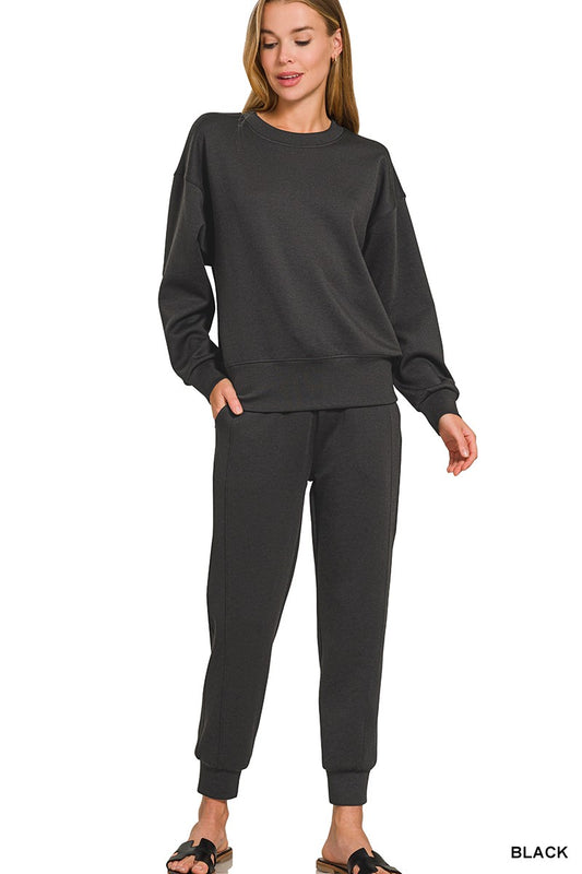 Crewneck And Jogger Sweat Set