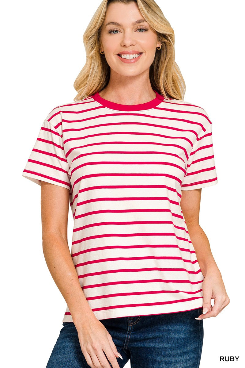 Striped Short Sleeve Tee