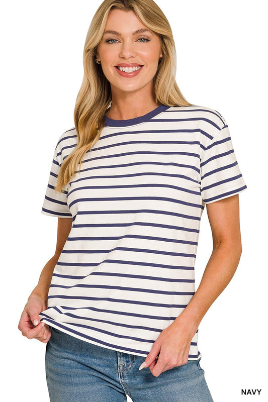 Striped Short Sleeve Tee