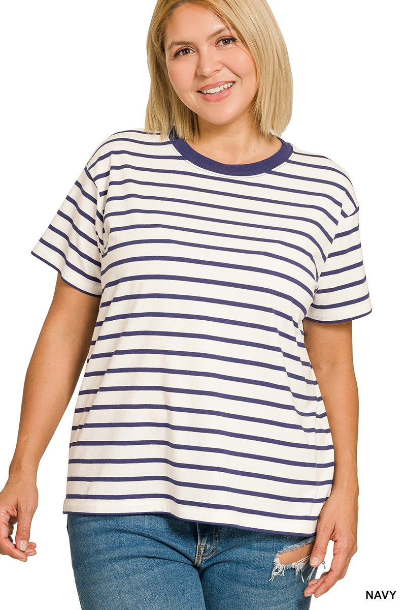 Striped Short Sleeve Tee