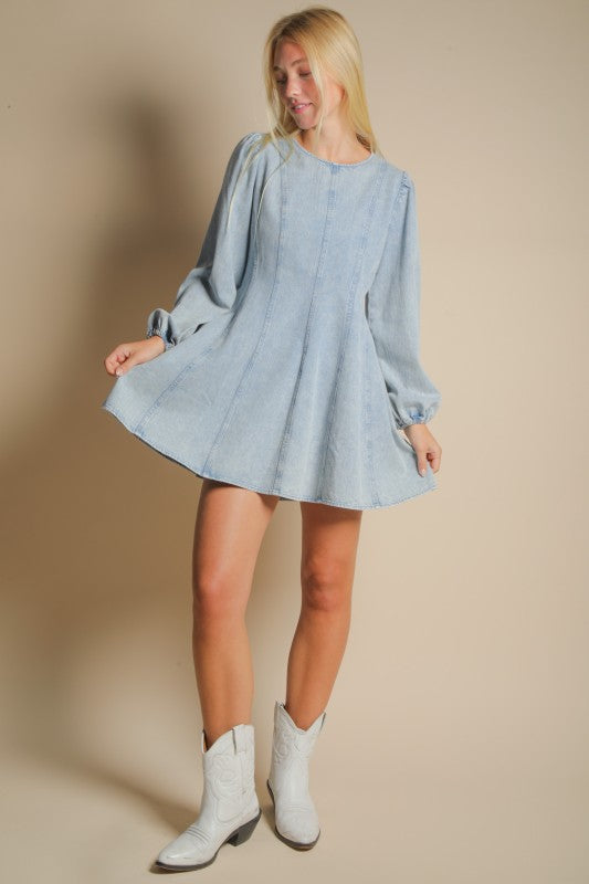 Denim Mini Dress
