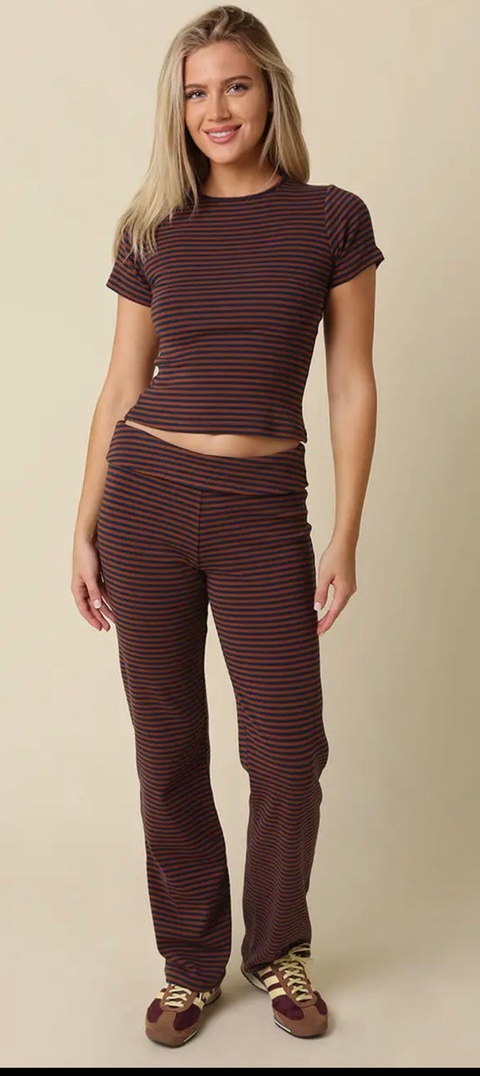Brown And Navy Harper Set
