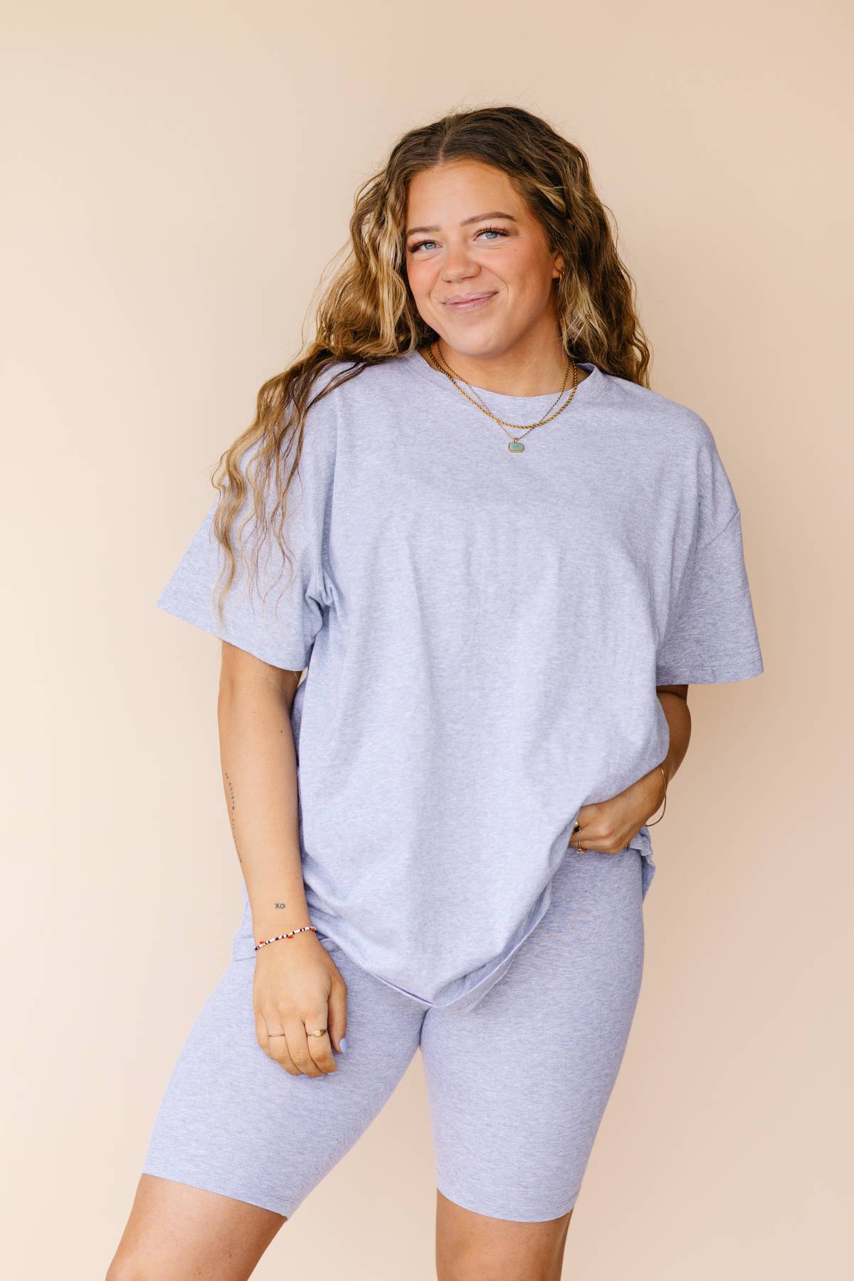 Basic Duo Biker Short Set