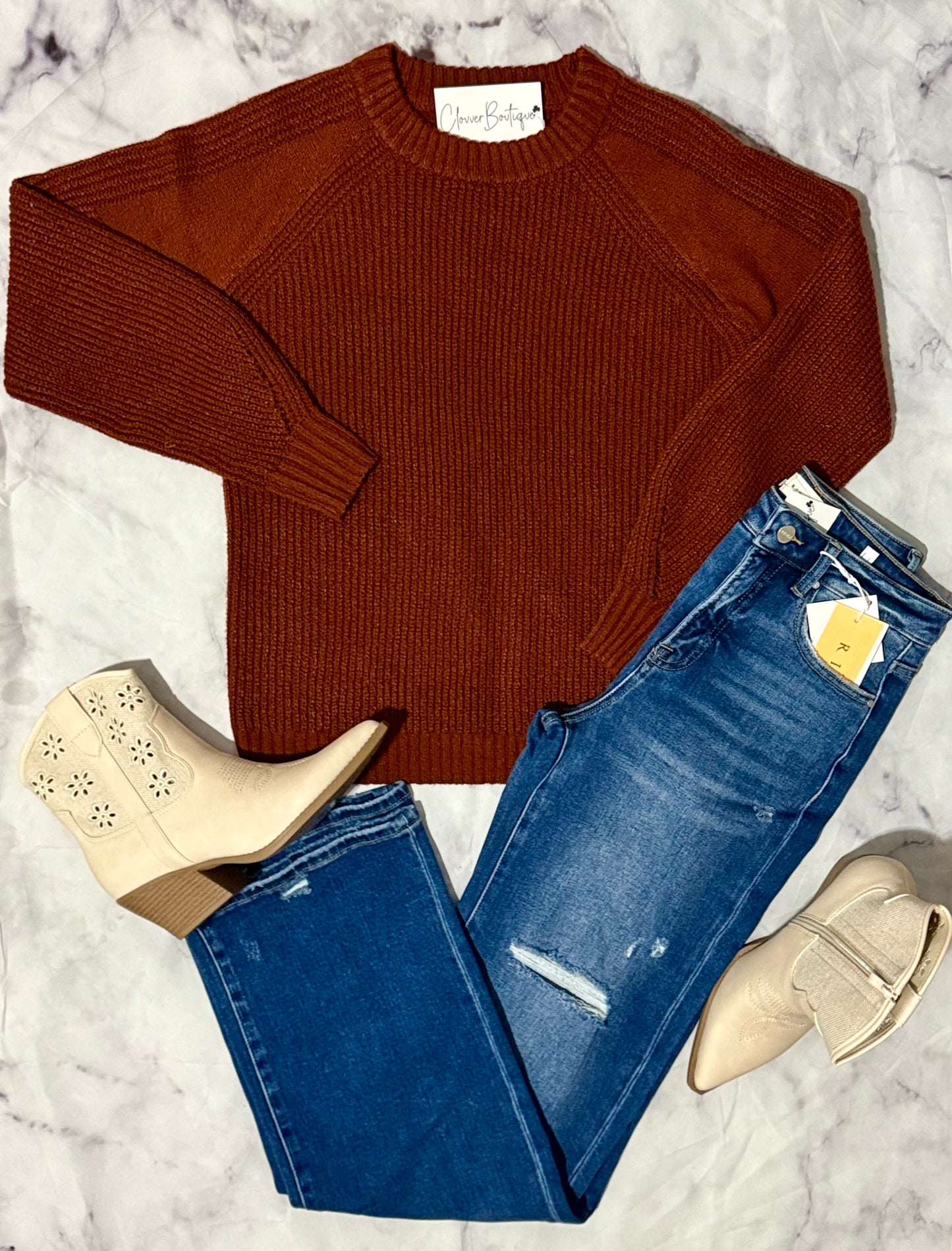 Burnt Orange Sweater