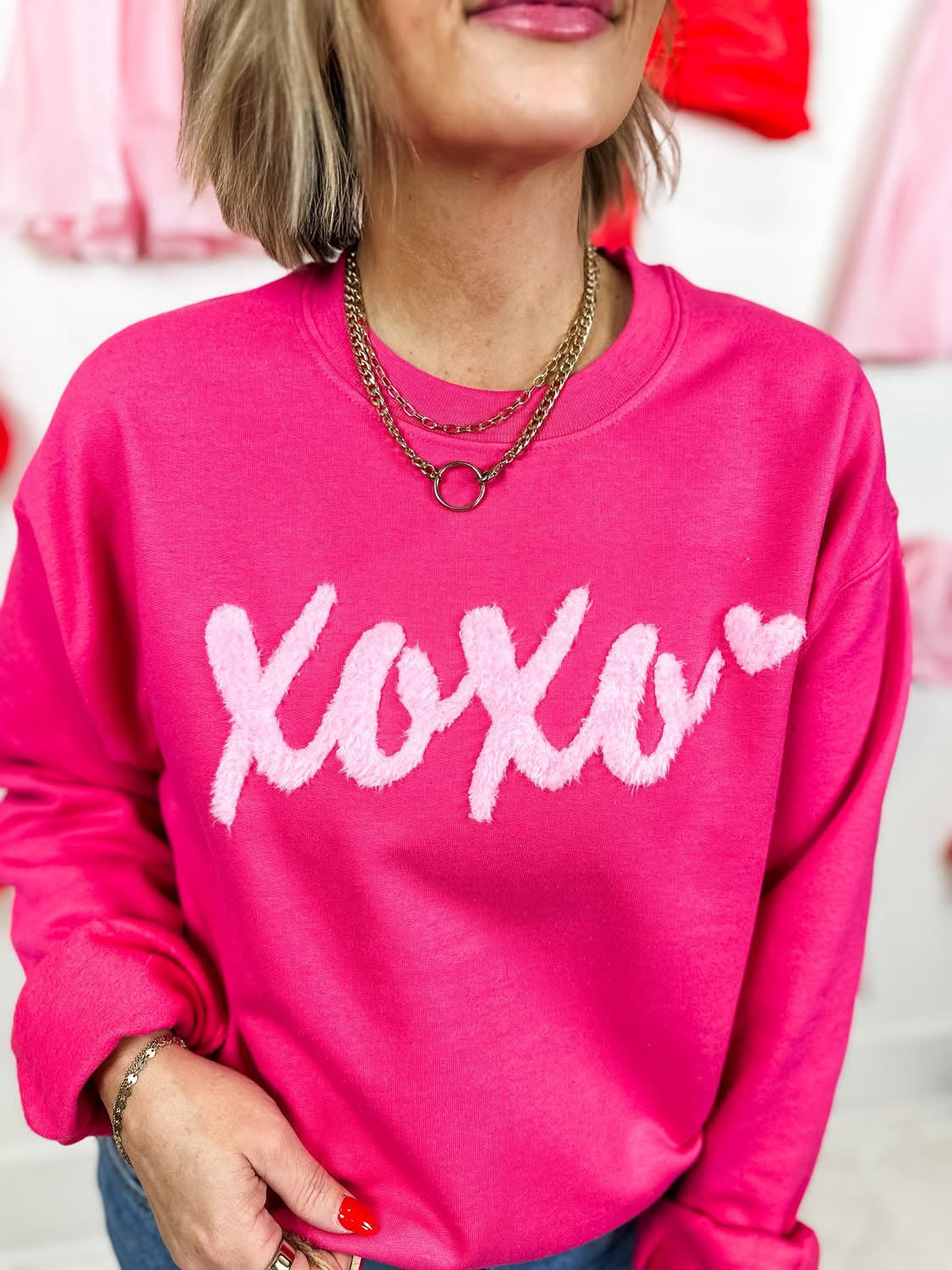Fluffy XOXO Sweatshirt