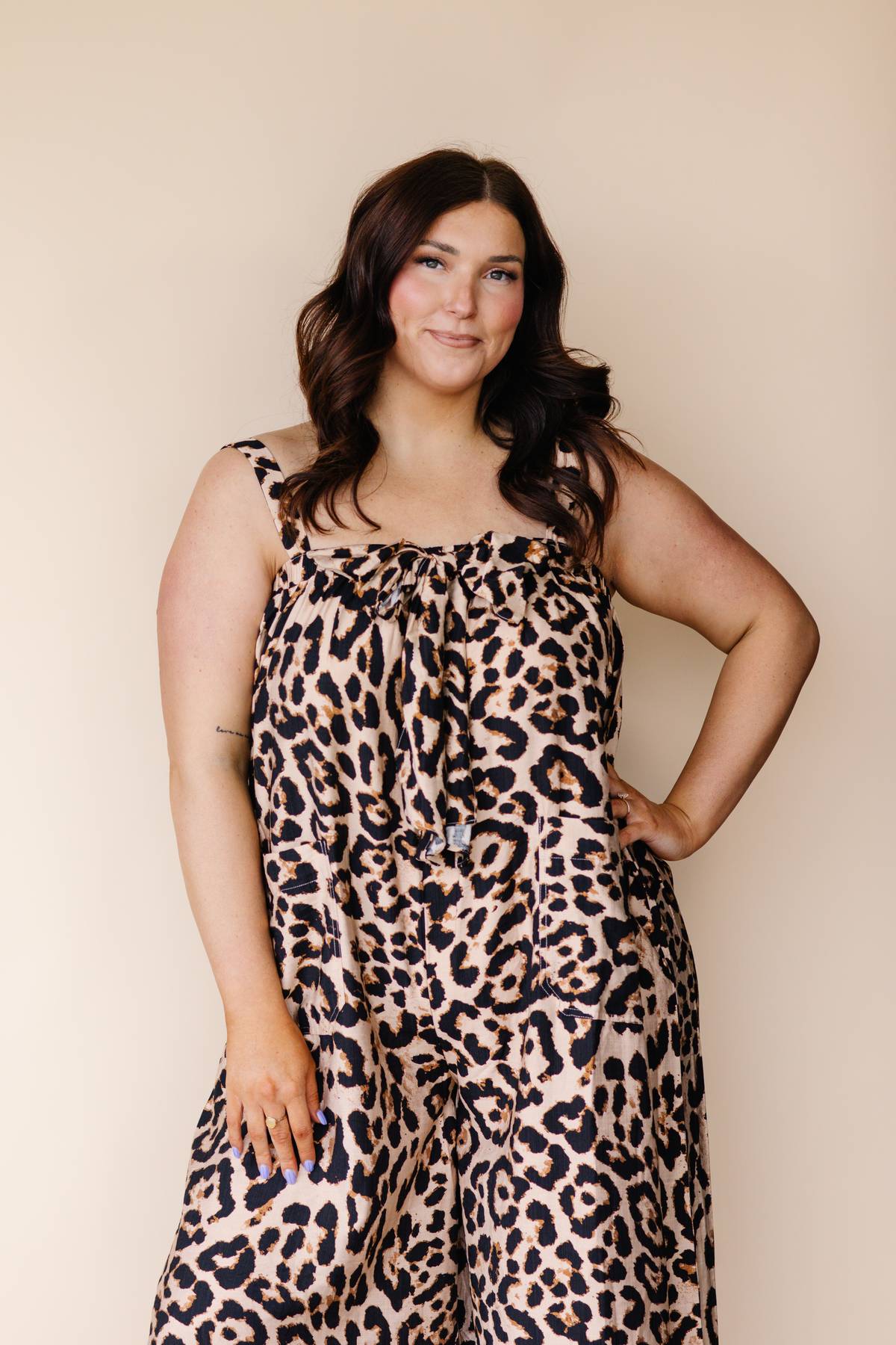Bow Leopard Jumper