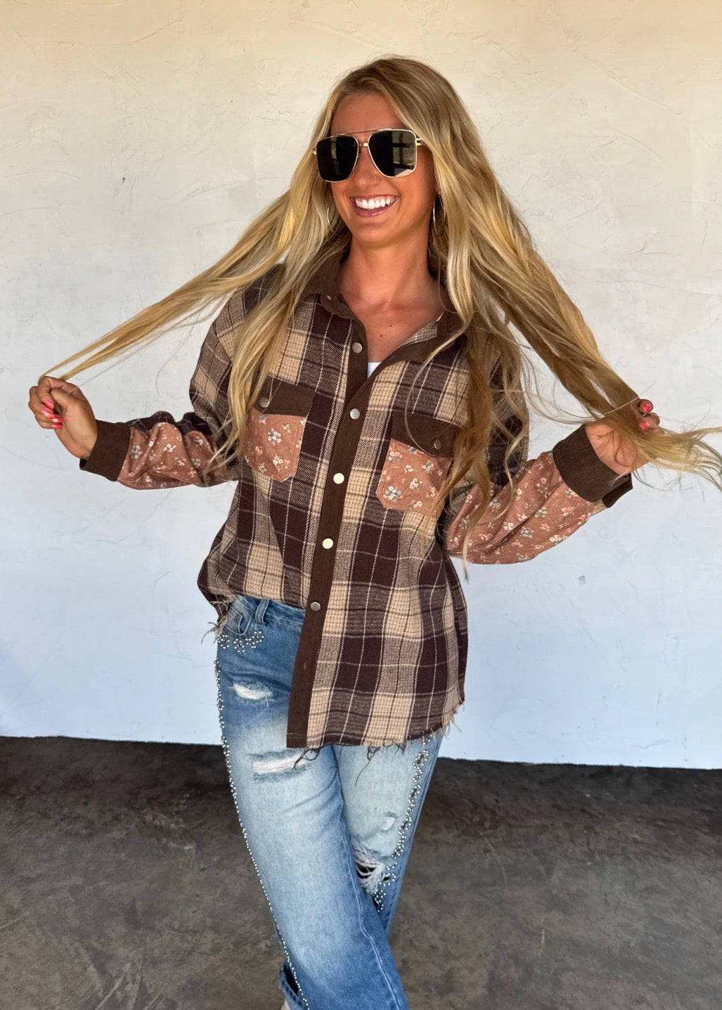 Blakeley Scarlett Plaid Shacket