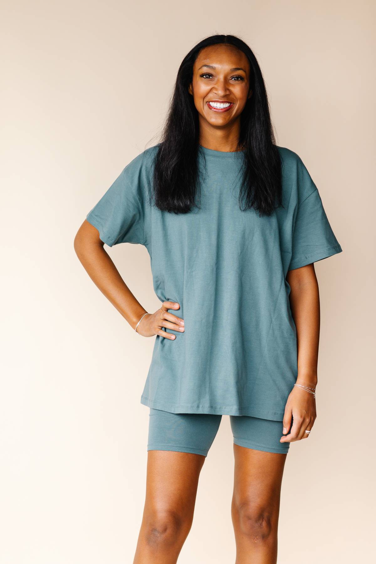 Basic Duo Biker Short Set
