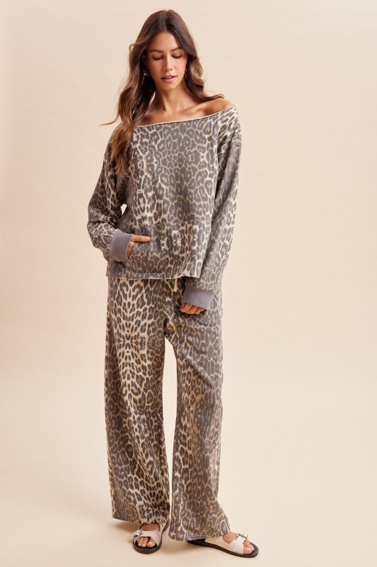 The Wild Side Off Shoulder Set