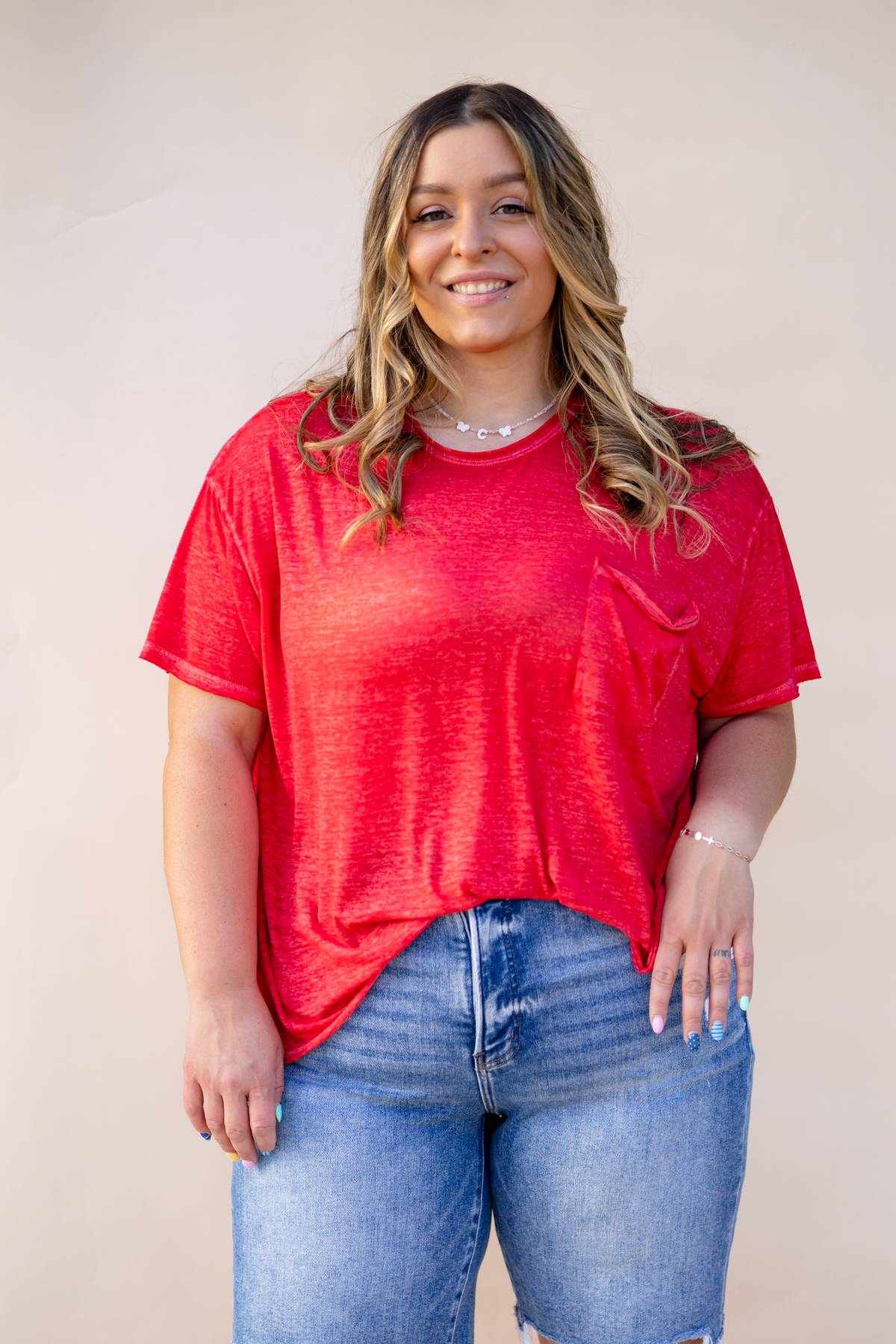 Burnout Raw Edge Tee