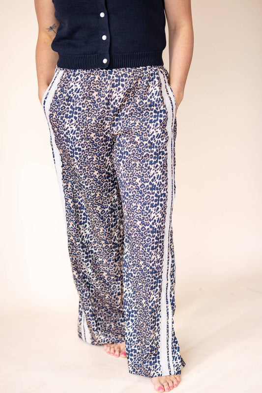 Leopard And Lace Pants