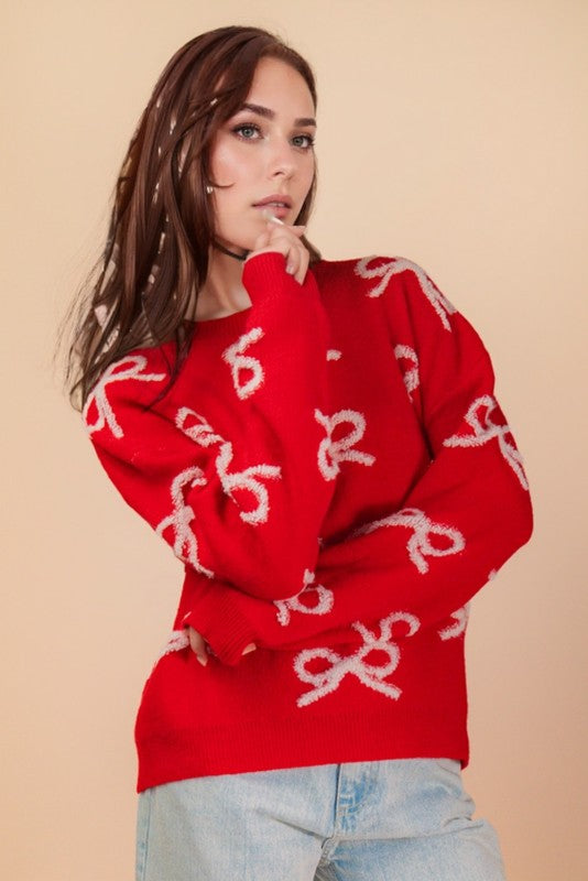 Bow Sweater Top