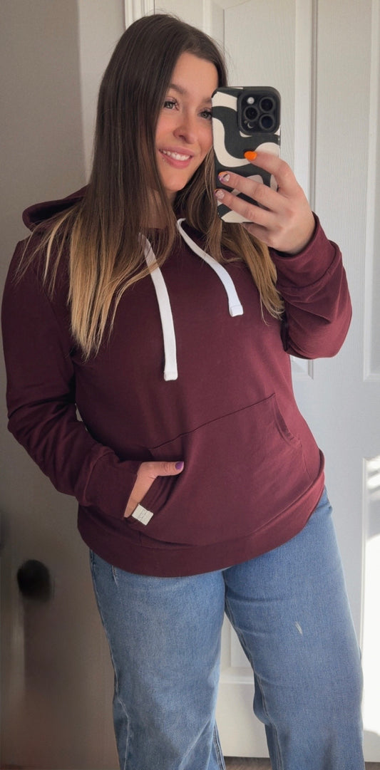Burgundy Hoodie
