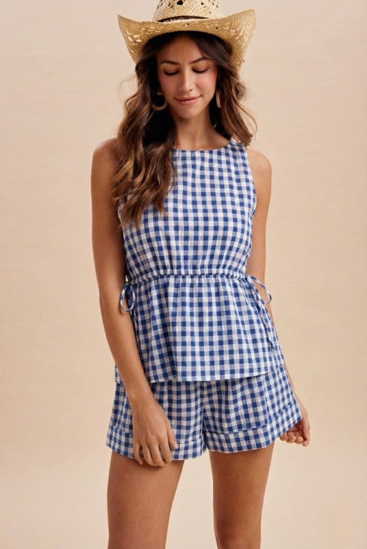 Gingham Short Set