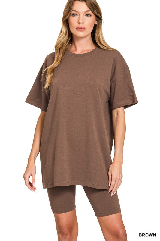 Basic Duo Biker Short Set