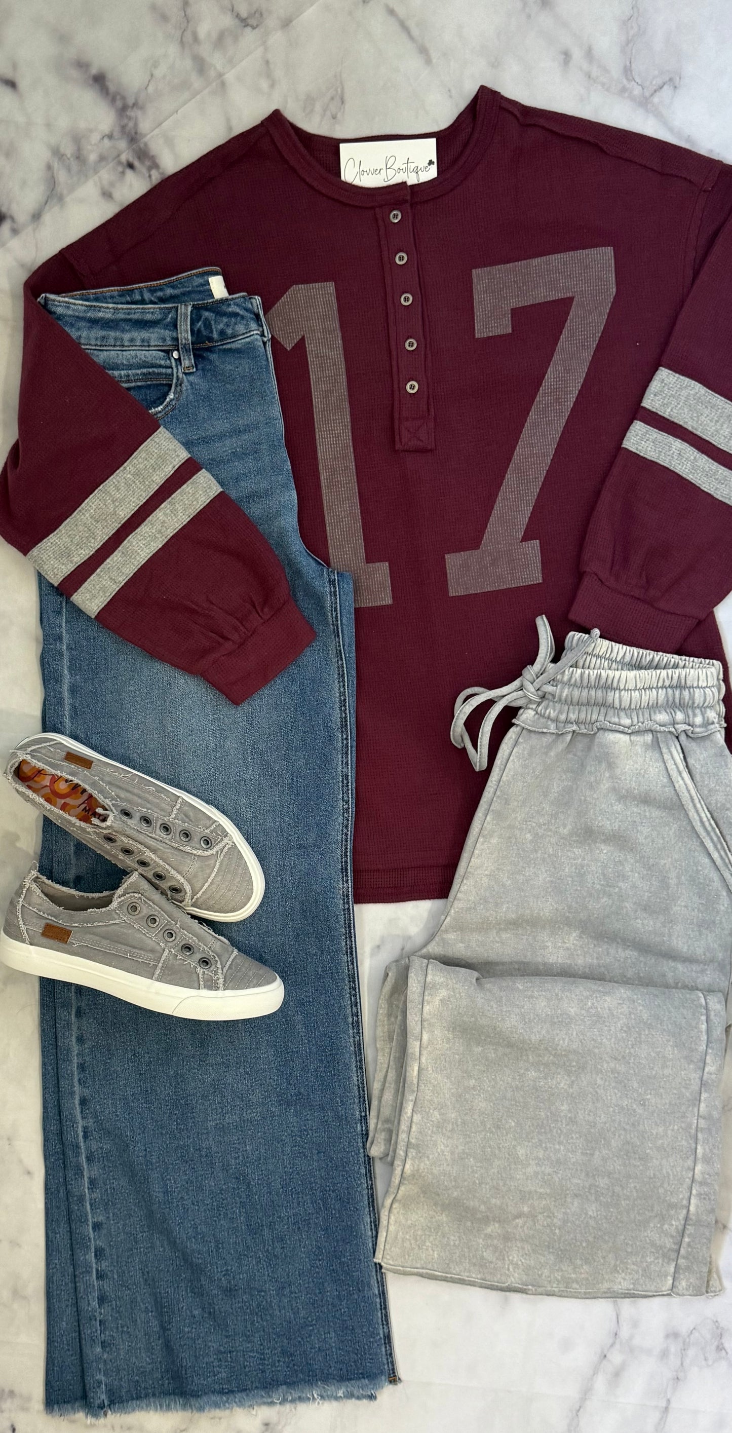 Number 17 Varsity Top