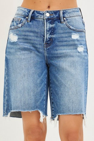 Risen Tummy Control Slouchy Bermuda Shorts