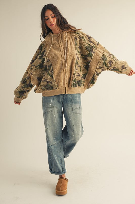 Fleece Camo Jacket