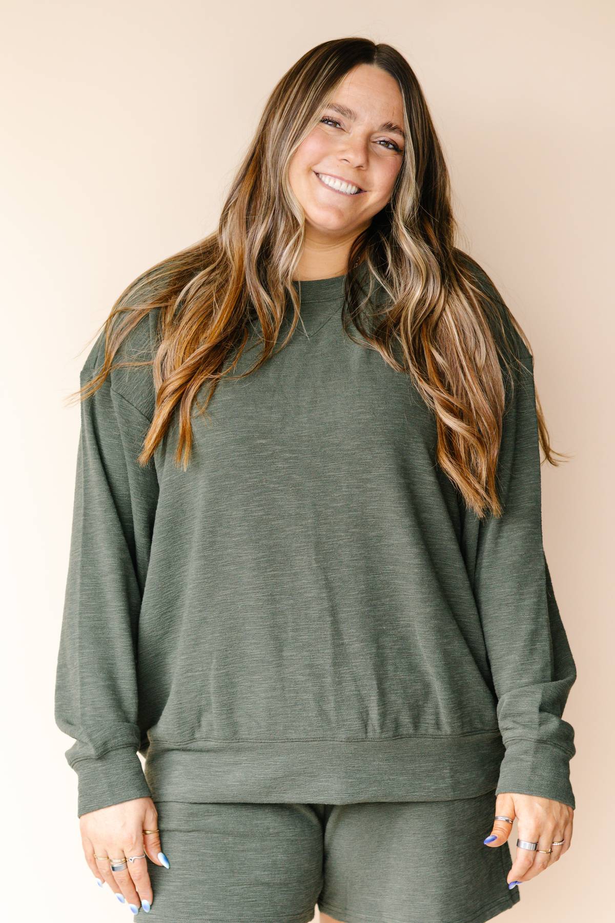 Olive Pullover Set