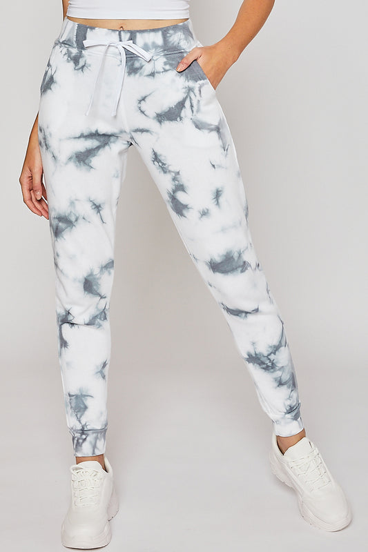 Grey Tie Dye Sweats