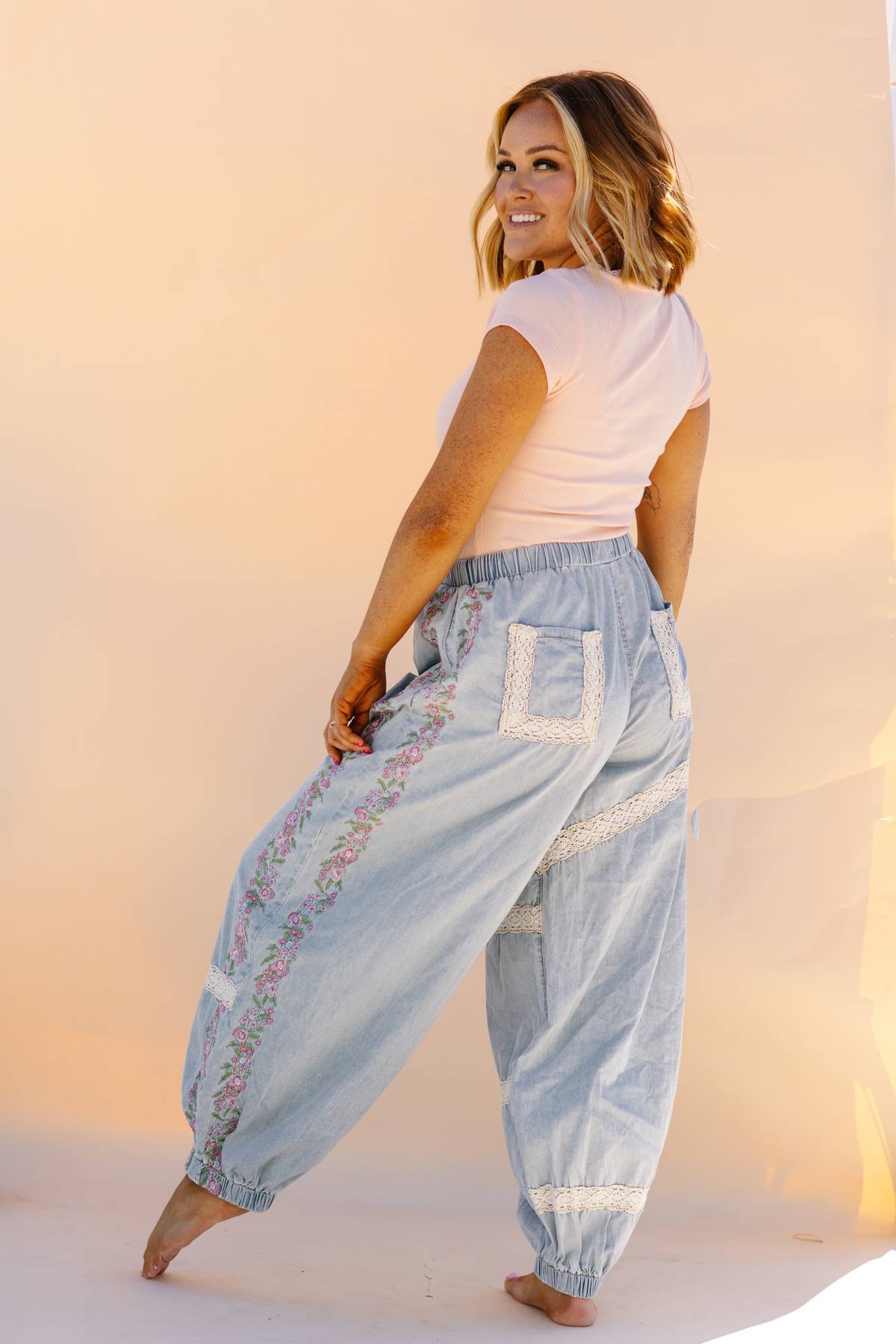 Denim And Lace POL Joggers