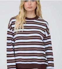 Stroll In The Park Striped Sweater